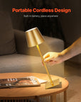 Cordless Rechargeable Table Lamp 2Pack