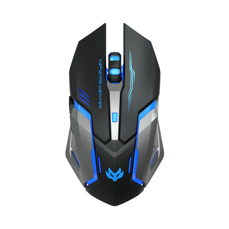 Wireless Charging Silent Gaming Mouse Machinery - Glamour gadget04