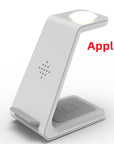 3 In 1 Fast Charging Station Wireless Charger Stand Wireless Quick Charge Dock For Phone Holder