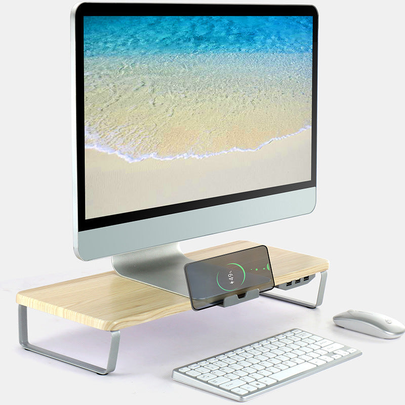 Monitor Lift Stand Laptop Stand Mobile Phone Charging - Glamour gadget04