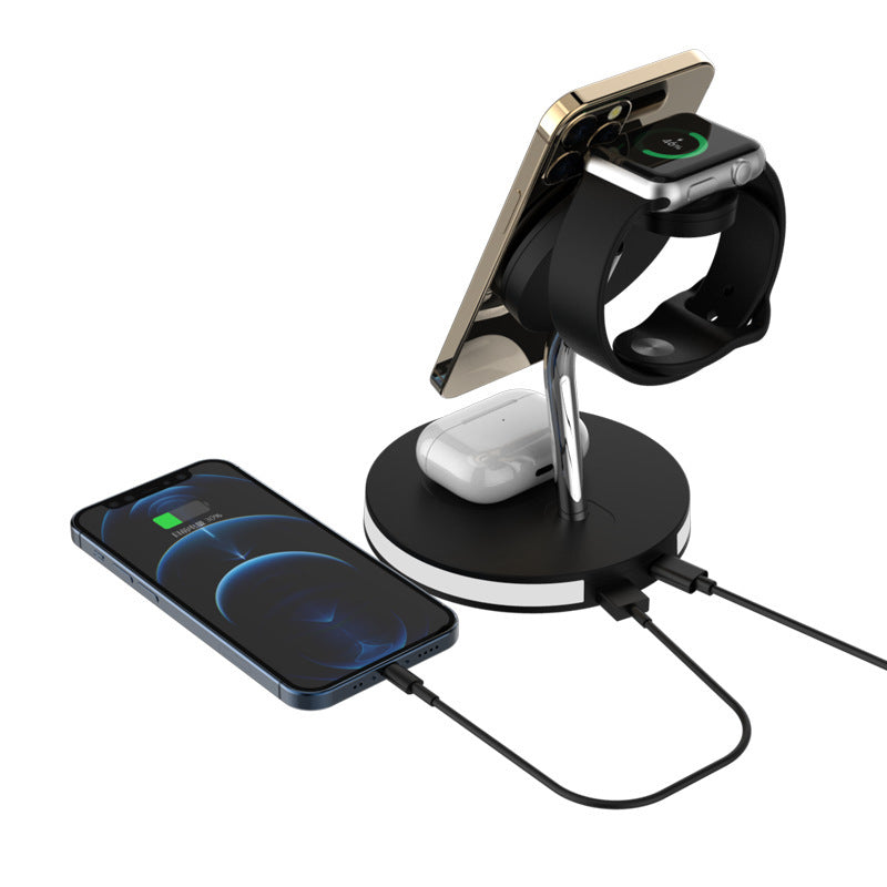Wireless Charger Four In One Wireless Charger Three In One Magnetic Wireless Charger - Glamour gadget04