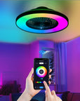 23″ Smart RGB Ceiling Fan Light