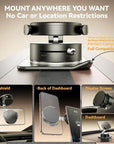 Magnetic 360° Adjustable Car Phone Holder