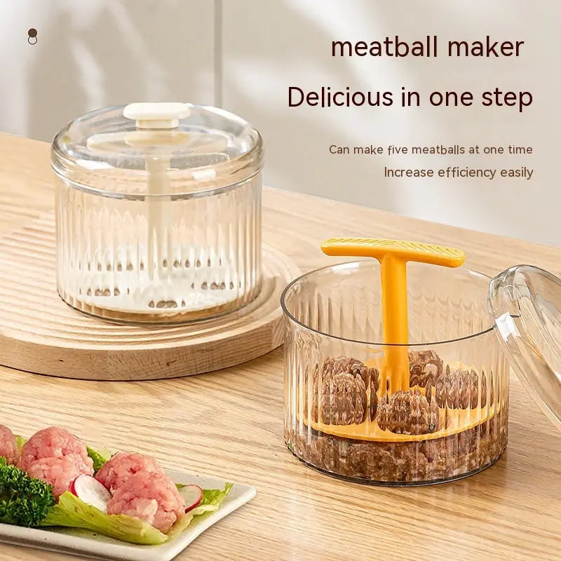 Kitchen Gadget Fried Meatball Making Artifact Mold Balls Fish Meatballs Shrimp Press Slippery Taiwanese - Glamour gadget04