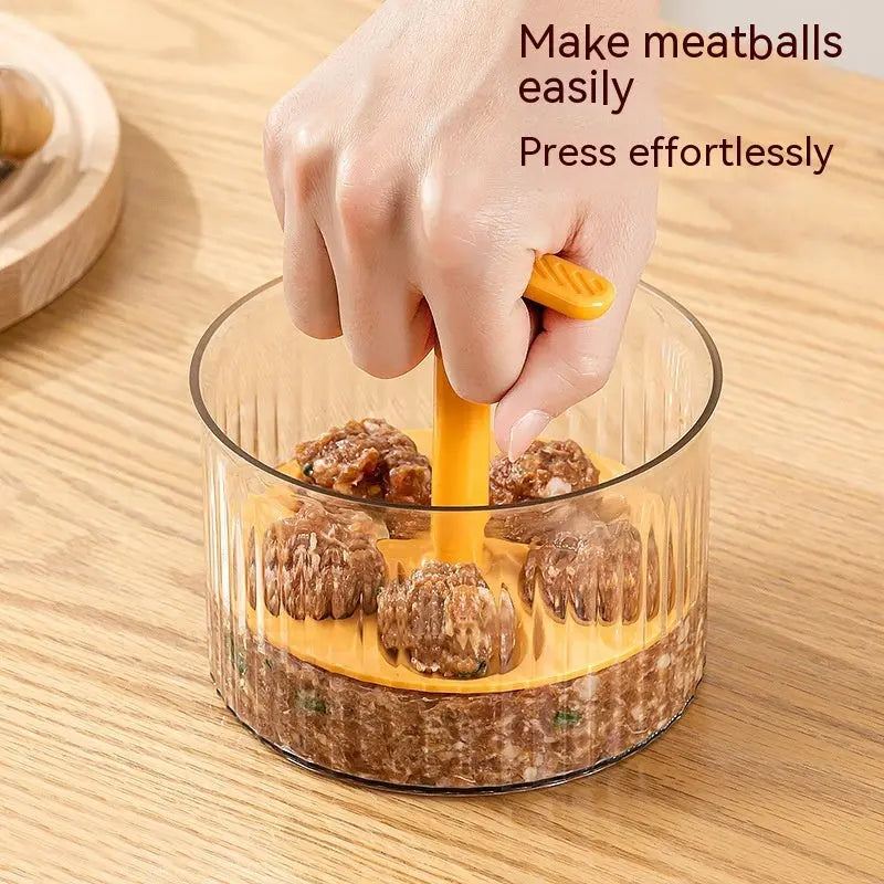 Kitchen Gadget Fried Meatball Making Artifact Mold Balls Fish Meatballs Shrimp Press Slippery Taiwanese - Glamour gadget04