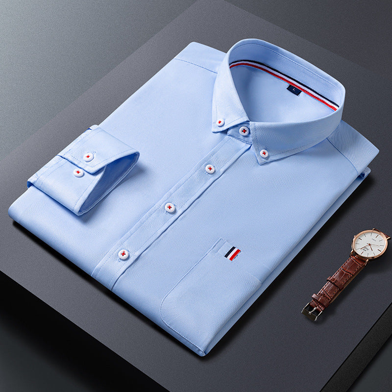 Mens Casual Shirt Fashion Business Dress Shirts Men Clothes - Glamour gadget04