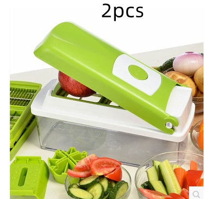 Kitchen Gadgets Multifunctional Diced Salad Vegetable Cutter - Glamour gadget04